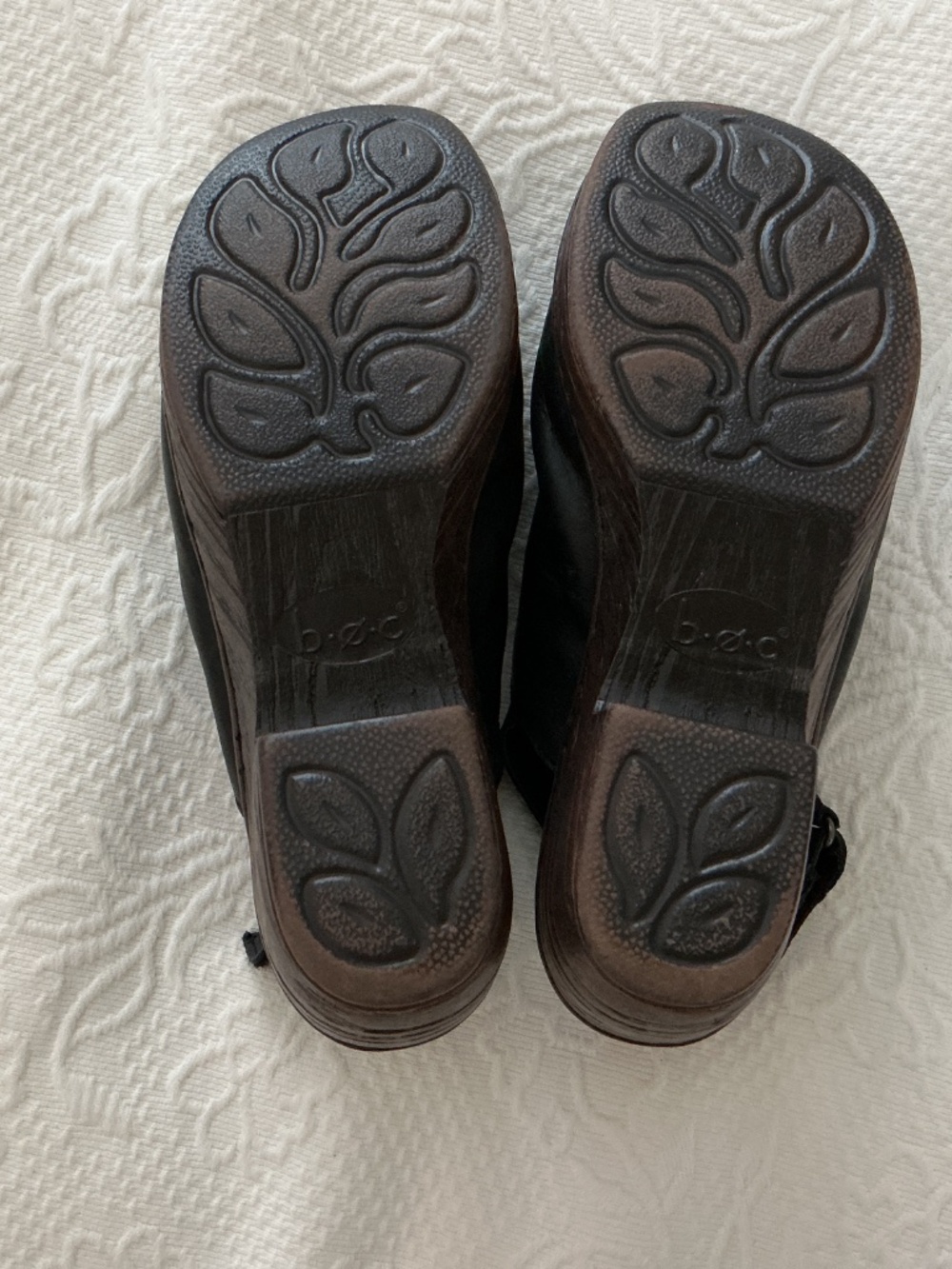 BOC leather clogs in black - Picture 2 of 5